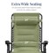 Best Choice Products Oversized Padded Zero Gravity Chair, Folding Outdoor Patio Recliner w/ Side Tray